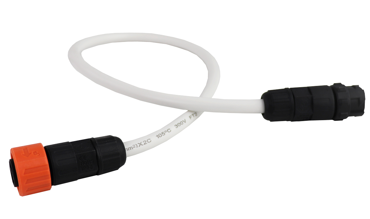 PHOTOBIO VP 18" Power Link cable, 18AWG (White)
